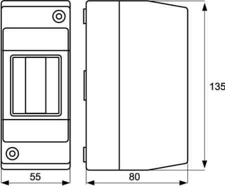 ЩРн-П-2, RAL7035, без крышки DKC