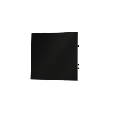 Выключатель встраиваемый Voltum S70 одноклавишный 10А, (черный матовый)