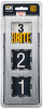 BRITE Рамка 3-мест. РУ-3-1-БрА металл алюм. IEK