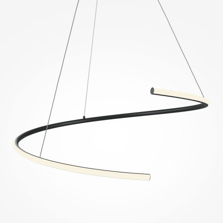 Подвесной светильник LED 31Вт Черный IP20 Curve MOD242PL-L33BK Maytoni