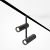 Трековый светильник LED 24Вт Черный IP20 Magnetic track system Exility TR005-4-2X12W-DS-B Technical Maytoni
