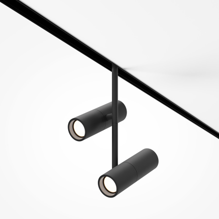 Трековый светильник LED 24Вт Черный IP20 Magnetic track system Exility TR005-4-2X12W-DS-B Technical Maytoni
