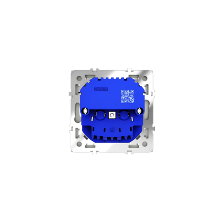 Розетка встраиваемая Voltum S70 с заземлением и защитными шторками, 16А, с USB, A+C, (сталь)