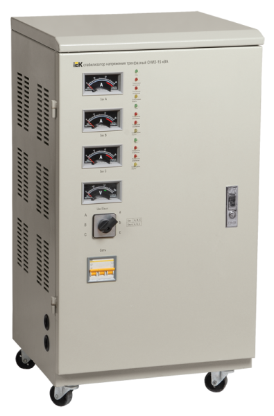 Стабилизатор напряжения трехфазный СНИ3-15 кВА IEK
