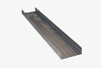 Лоток перфорированный ЛМ 300х80х2000 У3, окрашенный, S1,5