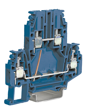 DBC.4/CI/ (Ex)i Клемма проходная 4 кв.мм., 2 уровня, уровни перемкнуты, винт DKC