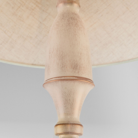 Торшер с абажуром 1*E27 40Вт белый с золотом IP20 London (01081/1 белый с золотом) Eurosvet