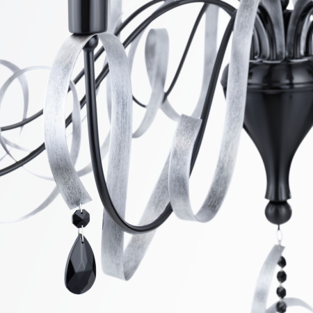 Люстра 8*E14 40Вт Черный и Хром IP20 Intreccio ARM010-08-R Maytoni