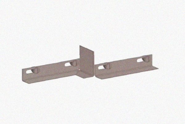 Соединитель-переходник замковый ПУгЛЗ 200х65 УТ1,5 (левый), горячее цинкование, S1,5