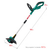 18В аккумуляторный триммер, без АКБ ТА-185 ЗУБР