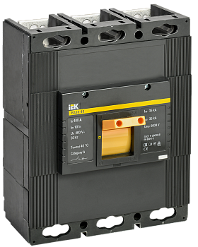 Выключатель автоматический ВА88-40 3П 400А 35кА IEK