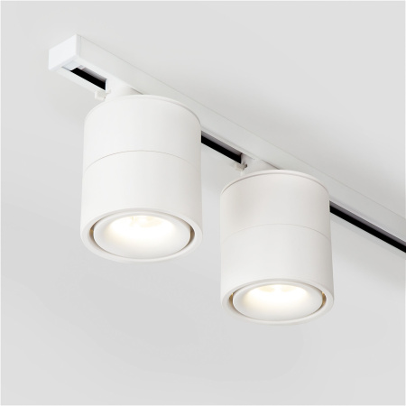 Трековый светодиодный светильник для однофазного шинопровода 15Вт 4200К белый IP20 Klips (a040437) Elektrostandard