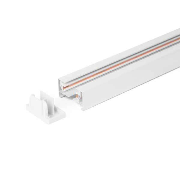 Однофазный шинопровод 3м (в комплекте ввод питания и заглушка) белый IP20 (a057088) Elektrostandard