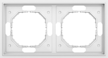 Donel S08 Podium матовый белый рамка 2-я, серия DB