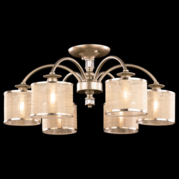 Потолочный светильник 6*E14 40Вт Матовое Золото IP20 Ksenia FR2539CL-06G Freya