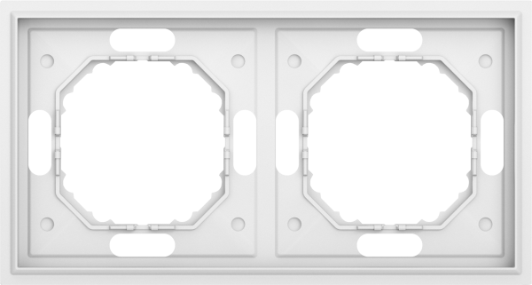 Donel S08 Podium матовый белый рамка 2-я, серия DB