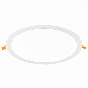 Светильник встраиваемый Белый LED 1*24Вт 3000К 1 728Lm Ra80 110° IP20 D320xH8 90-265В ST209.538.24 ST LUCE