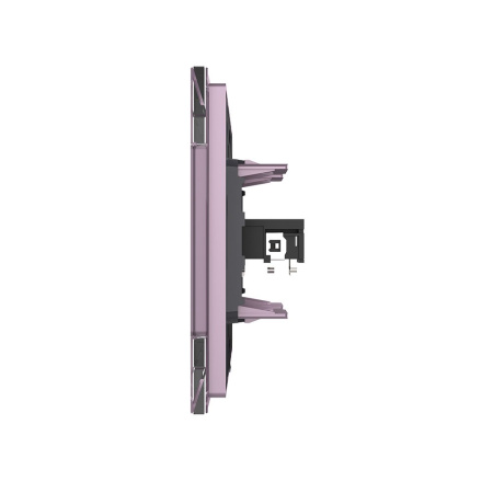 Розетка микрофон TRS 6.3 JACK Розовая Livolo