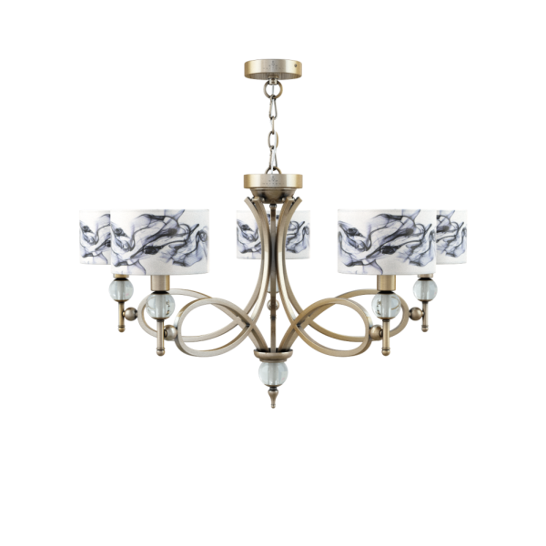 Люстра 5*E14 40Вт Бронза Антик IP20 Eclectic 17 M2-05-SB-LMP-Y-10 Maytoni