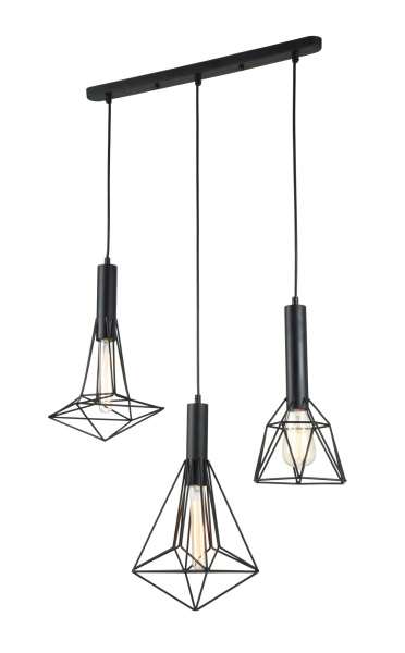 Подвесной светильник 3*E27 60Вт Черный IP20 Spider T021-03-B Maytoni