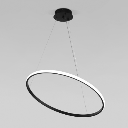 Подвесной светодиодный светильник с ПДУ черный IP20 (90264/1 черный) Eurosvet