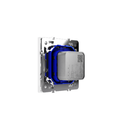 Розетка телевизионная встраиваемая Voltum S70 оконечная TV+SAT, (белый глянцевый)