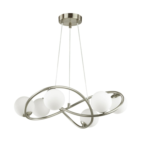 Люстра G9 6*40W SLOTA никель/белый ODEON LIGHT