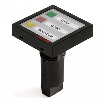 Мульти индикатор, винт. подкл., уст.размер 22/48, квад., два диода, 24В, DKC