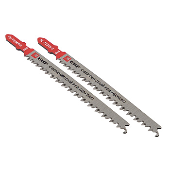 Пилки для электролобзика T234X (быстрый чистовой рез по дереву)(SK5)(2 шт) Professional EKF