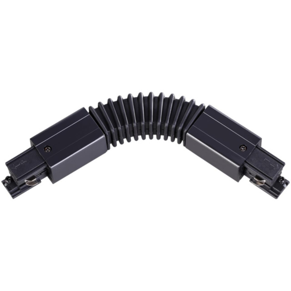 Соединитель гибкий с токопроводом для трехфазного шинопровода IP20 220V черный NOVOTECH