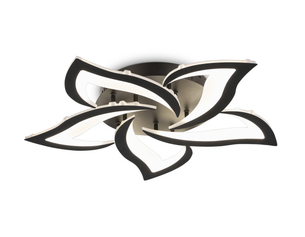 Потолочный светодиодный светильник с пультом FA4472/5 BK белый 56W 3000K/4200K/6400K D640*80 (ПДУ ИК) Ambrella Light