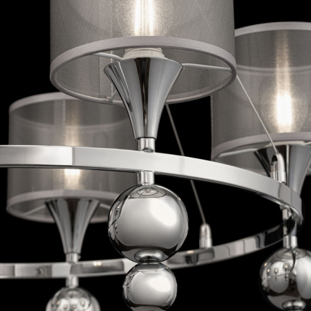 Люстра 8*E14 40Вт Хром IP20 Lauren FR5093PL-08CH Freya