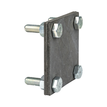 Зажим полоса 40 - полоса 40 (3 пластины 70х70мм) HZ PROxima EKF