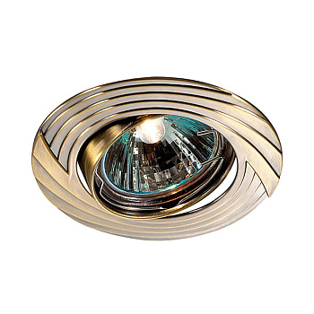 Встр.св-к ПВ IP20 GX5.3 50W 12V TREK бронза NOVOTECH