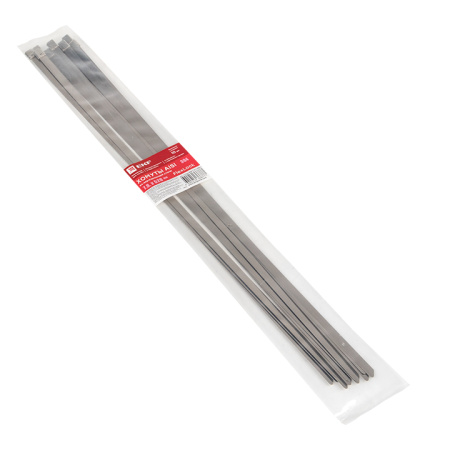 Хомут AISI 304 из нержавеющей стали, 7,9x520 (10 шт) FlexLock PROxima EKF