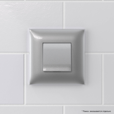 Вывод кабеля из стены "Avanti", "Закаленная сталь" DKC