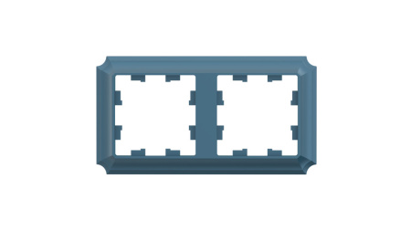 ATLASDESIGN ANTIQUE 2-постовая РАМКА, универсальная, ИЗУМРУД Schneider Electric