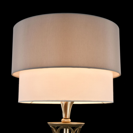 Торшер 1*E27 100Вт Серебро Антик IP20 Lillian H311-FL-01-G Maytoni