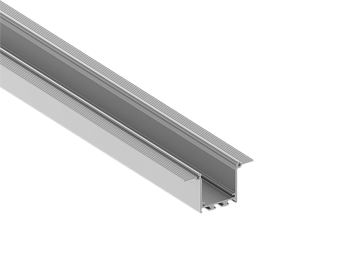 Donel встраиваемый алюминиевый профиль под шпаклевку, 40х76х2000. Цвет: Серебро,Серия:DN8ALE