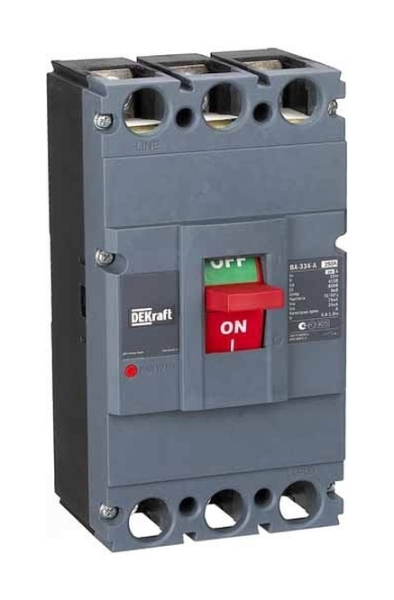 Выключатель автоматический ВА-250А 70кА ВА-334 РЭ2500А DEKraft