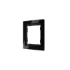 Рамка стеклянная Voltum S70 на 1 пост, (черный, стекло)