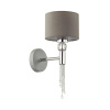 Бра E27 60W 220V SANTIAGO хром,серый LUMION