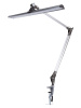 Светильник светодиодный струбцина СН-60, 2 колена, сенс-димм, 220 В, 14Вт, 5000 К, сереб-черн, TDM