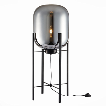 Торшер Черный/Дымчатый E27 1*40Вт SL1050.715.01 ST LUCE