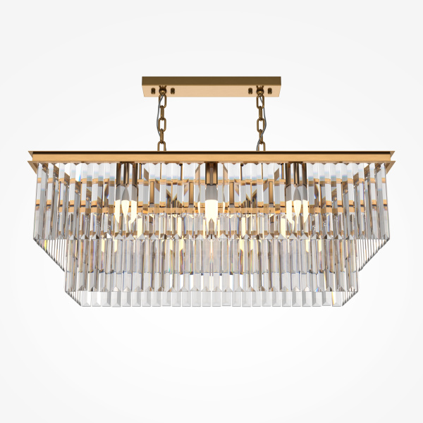 Подвесной светильник 8*E14 40Вт Латунь IP20 Revero MOD085PL-08BS Maytoni