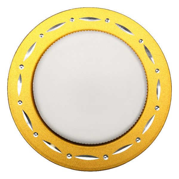 Светильник встраиваемый GCL-GX53-H18-G ЗОЛОТО ОРНАМЕНТ General