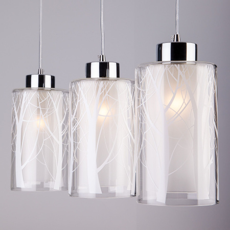 Подвесной светильник 3*E27 60Вт хром IP20 Santos (50001/3 хром) Eurosvet