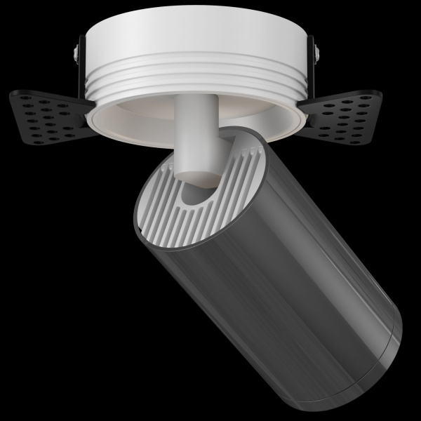 Встраиваемый светильник 1*GU10 10Вт Белый и Графит IP20 FOCUS S C058CL-1WGF Technical