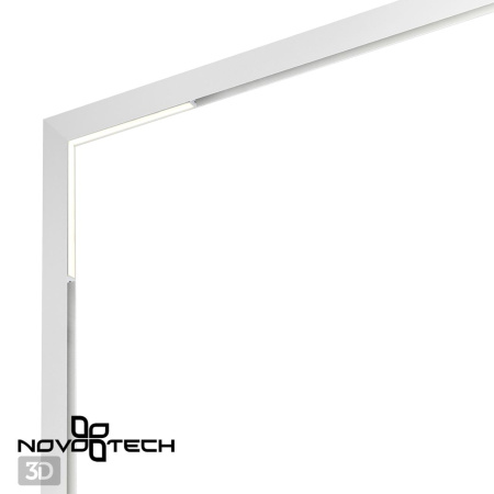 Трековый св-к для низков.шинопровода IP20 LED 4000K 24W 48V FLUM белый G NOVOTECH