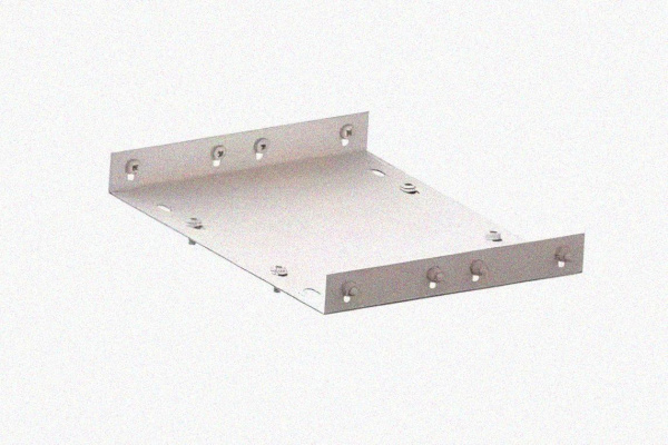 Соединитель лотковый замковый СЛЗ-500х50х1,5 УХЛ1, оцинкованный лист, S1,5